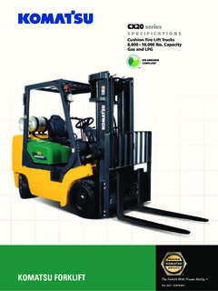 Komatsu FG45BCS-8 Specifications