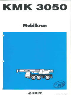 Krupp KMK 3050 Specifications