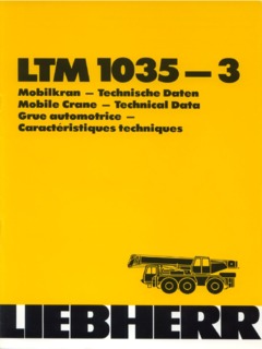 Liebherr LTM 1035-3 Specifications
