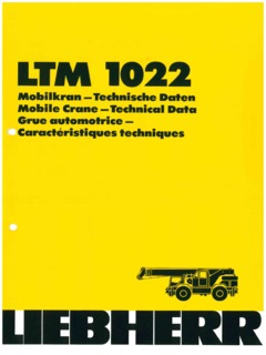 Liebherr LTM 1022 Specifications