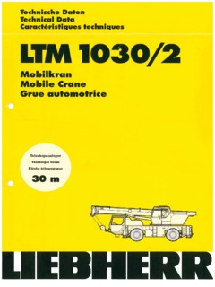 Liebherr LTM 1030/2 Specifications