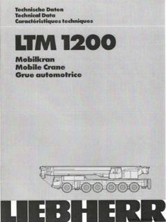 Liebherr LTM 1200 Specifications