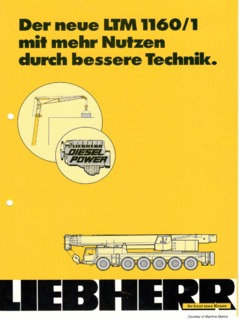 Liebherr LTM 1160/1 Specifications