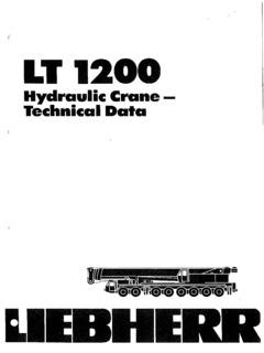 Liebherr LT 1200 Specifications