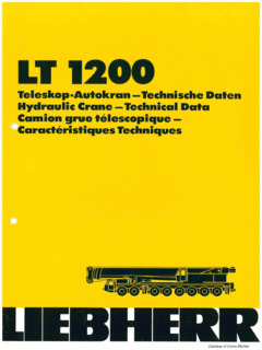 Liebherr LT 1200 Specifications