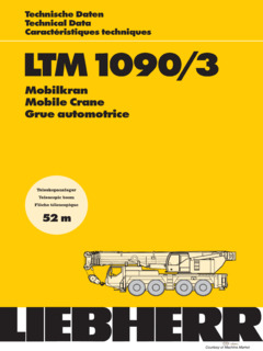 Liebherr LTM 1090/3 Specifications