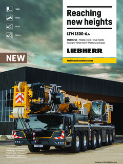 Liebherr LTM 1300-6.4 Specifications