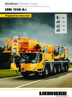 Liebherr LTM 1110-5.1 Specifications