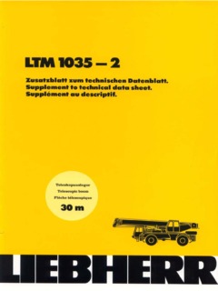 Liebherr LTM 1035-2 Specifications