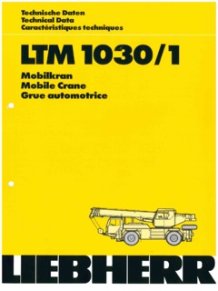 Liebherr LTM 1030/1 Specifications