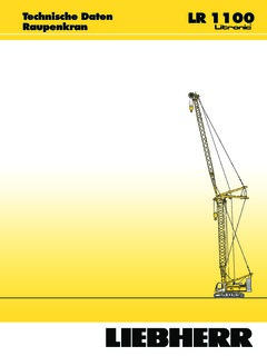 Liebherr LR 1100 Litronic Specifications