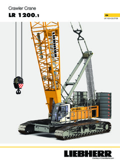 Liebherr LR 1200.1 Specifications