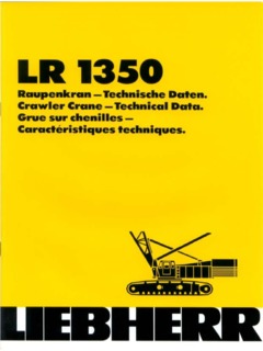 Liebherr LR 1350 Specifications
