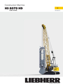 Liebherr HS 8070 HD Specifications