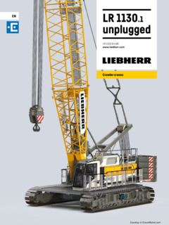 Liebherr LR 1130.1 unplugged Specifications