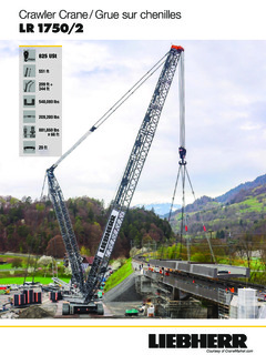 Liebherr LR 1750/2 Specifications