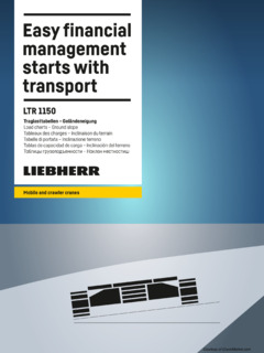 Liebherr LTR 1150 Specifications