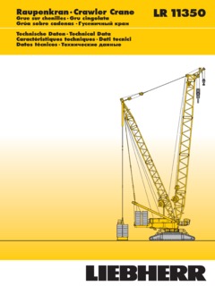 Liebherr LR 11350 Specifications