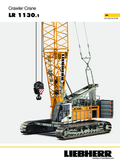Liebherr LR 1130.1 Specifications