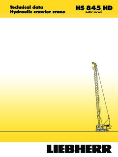 Liebherr HS 845 HD Specifications