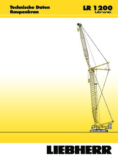 Liebherr LR 1200 Litronic Specifications