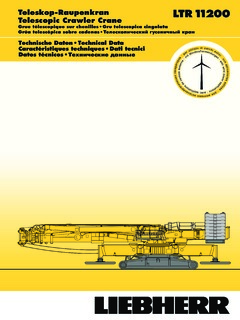 Liebherr LTR 11200 Specifications