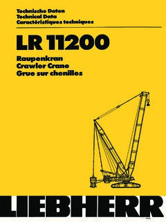 Liebherr LR 11200 Specifications