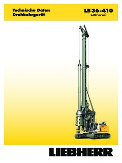 Drilling Rigs Liebherr LB 36-410 Specifications Machine.Market