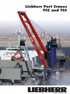 Liebherr FCC 230 Specifications