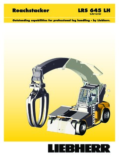Liebherr LRS 645 LH Specifications