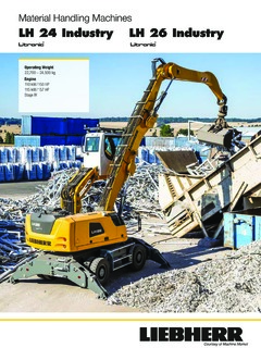 Liebherr LH 26 M Industry Specifications