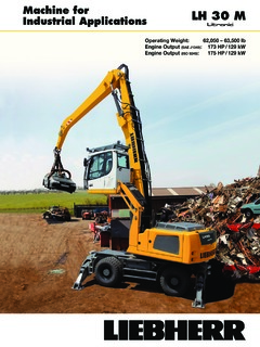 Liebherr LH 30 M Litronic Specifications
