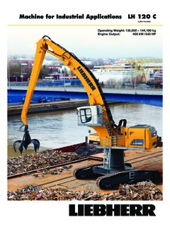 Liebherr LH 120 C Specifications
