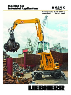Liebherr A 924 C Litronic Specifications
