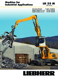 Liebherr LH 35 M Litronic Specifications