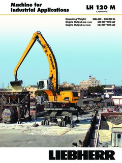 Liebherr LH 120 M Specifications