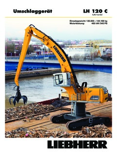 Liebherr LH 120 C Specifications