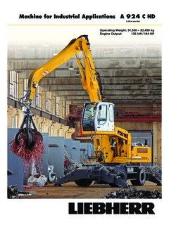 Liebherr A 924 C HD Litronic Specifications