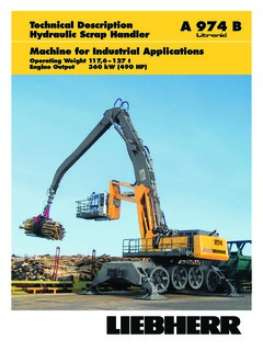 Liebherr A 974 B Litronic Specifications
