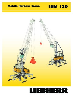 Liebherr LHM 120 Specifications
