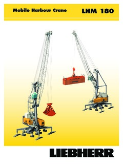 Liebherr LHM 180 Specifications