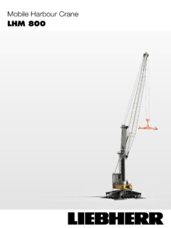 Liebherr LHM 800 Specifications