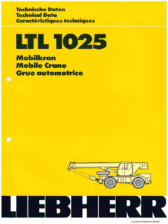 Liebherr LTL 1025 Specifications