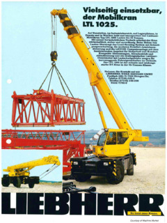 Liebherr LTL 1025 Specifications