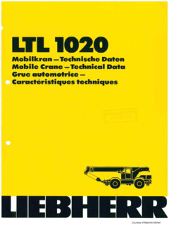 Liebherr LTL 1020 Specifications