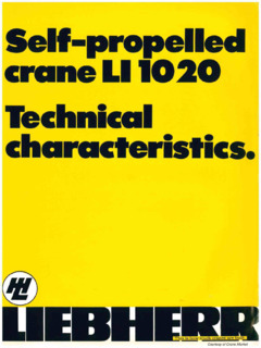 Liebherr LI 1020 Specifications