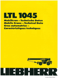 Liebherr LTL 1045 Specifications