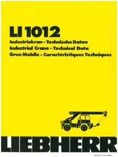 Liebherr LI 1012 Specifications