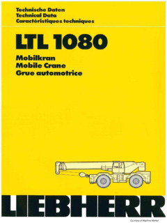 Liebherr LTL 1080 Specifications