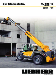 Liebherr TL 435-13 Specifications